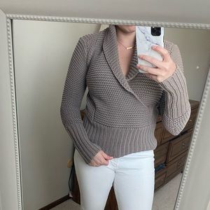 Knit faux wrap American Eagle sweater